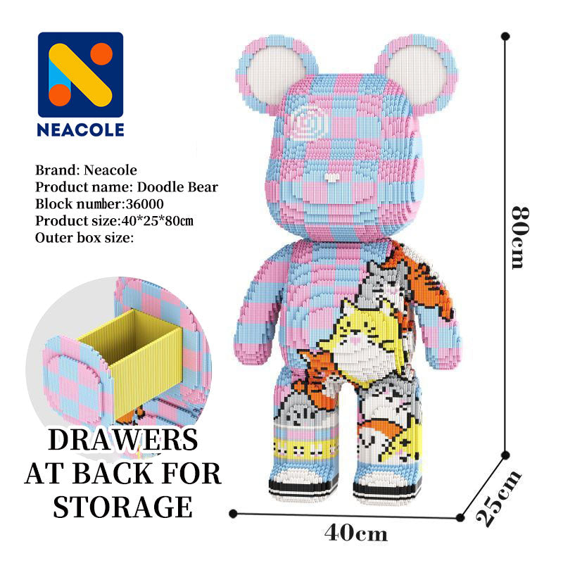 Doodle Bear ,(Very Big Bear) Bear Building Block