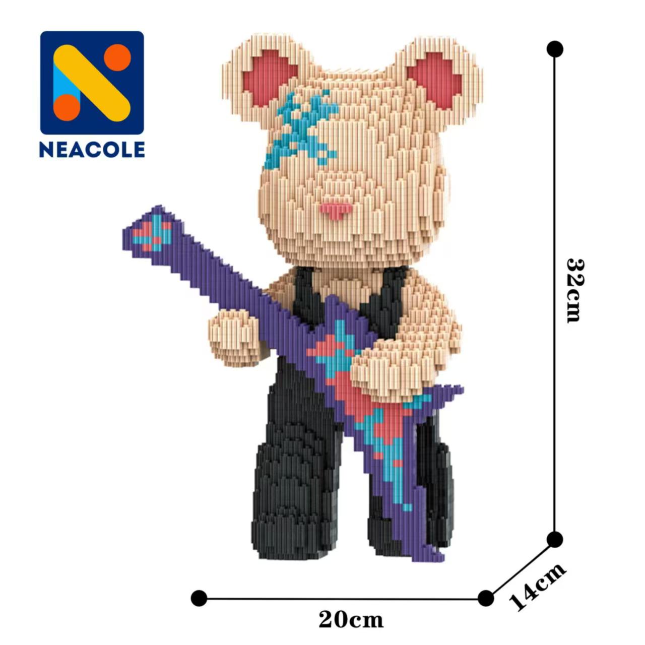 Bass bear, building block bear