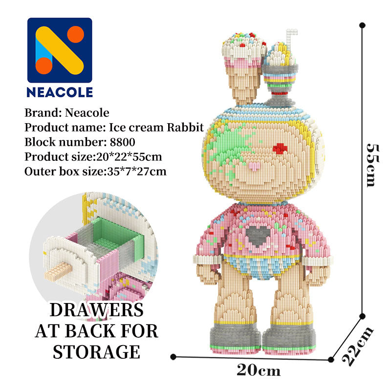 Ice cream Rabbit, Building blocks rabbit