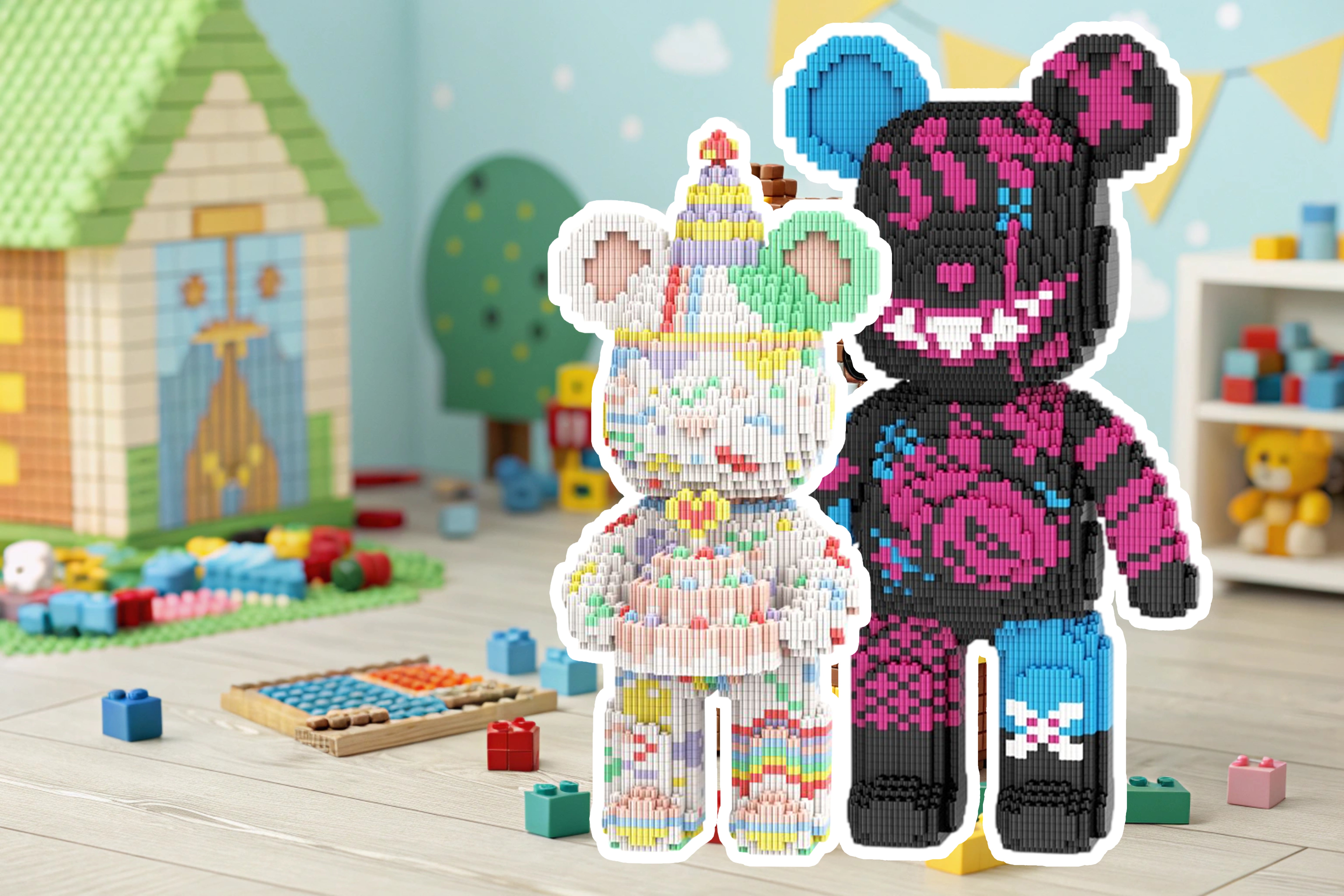Beyond the Toy Box: DIY Pixel Art Home Decor – Build a One-of-a-Kind Neacole Bear for Your Space!