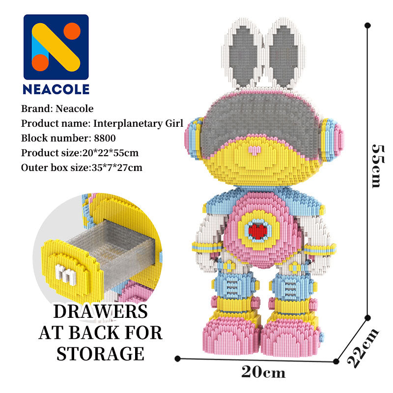 Interplanetary Girl, Building blocks rabbit