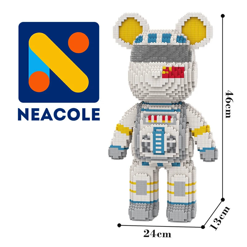 Astronauts Bear Bear Building Block, Neacole building block bear
